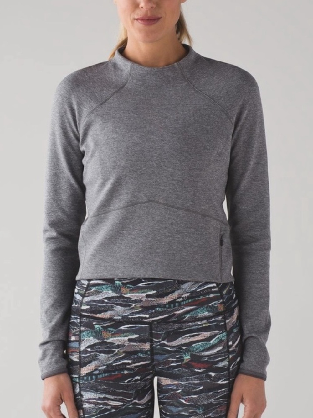 Lululemon Hill and Valley Mock Neck Top